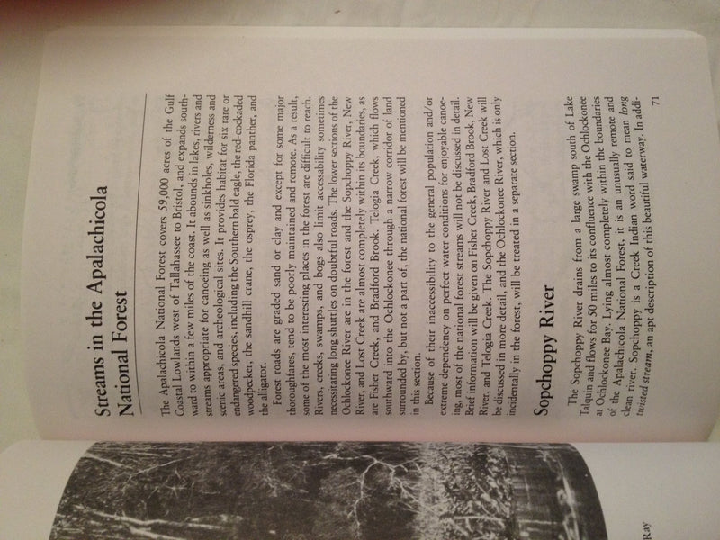 Canoeing and Kayaking Guide to the Streams of Florida: North Central Peninsula and Panhandle,Used