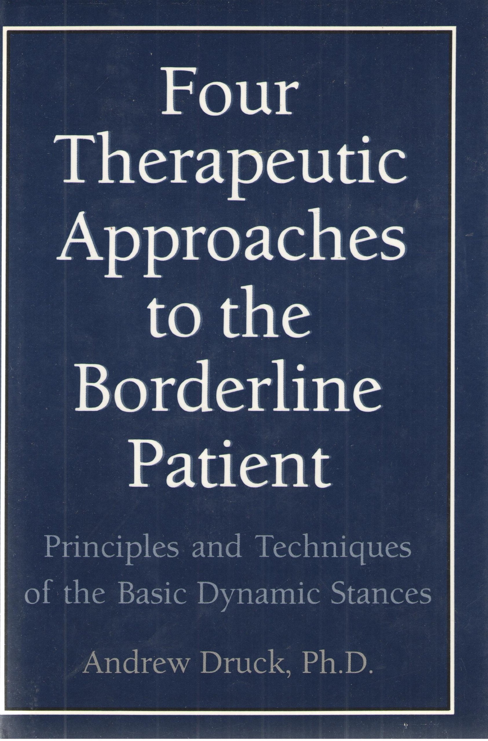 Four Therapeutic Approaches to the Borderline Patient: Principles and Techniques of the Basic Dynamic Stances,Used