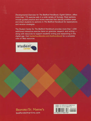 Developmental Exercises for The Bedford Handbook,Used