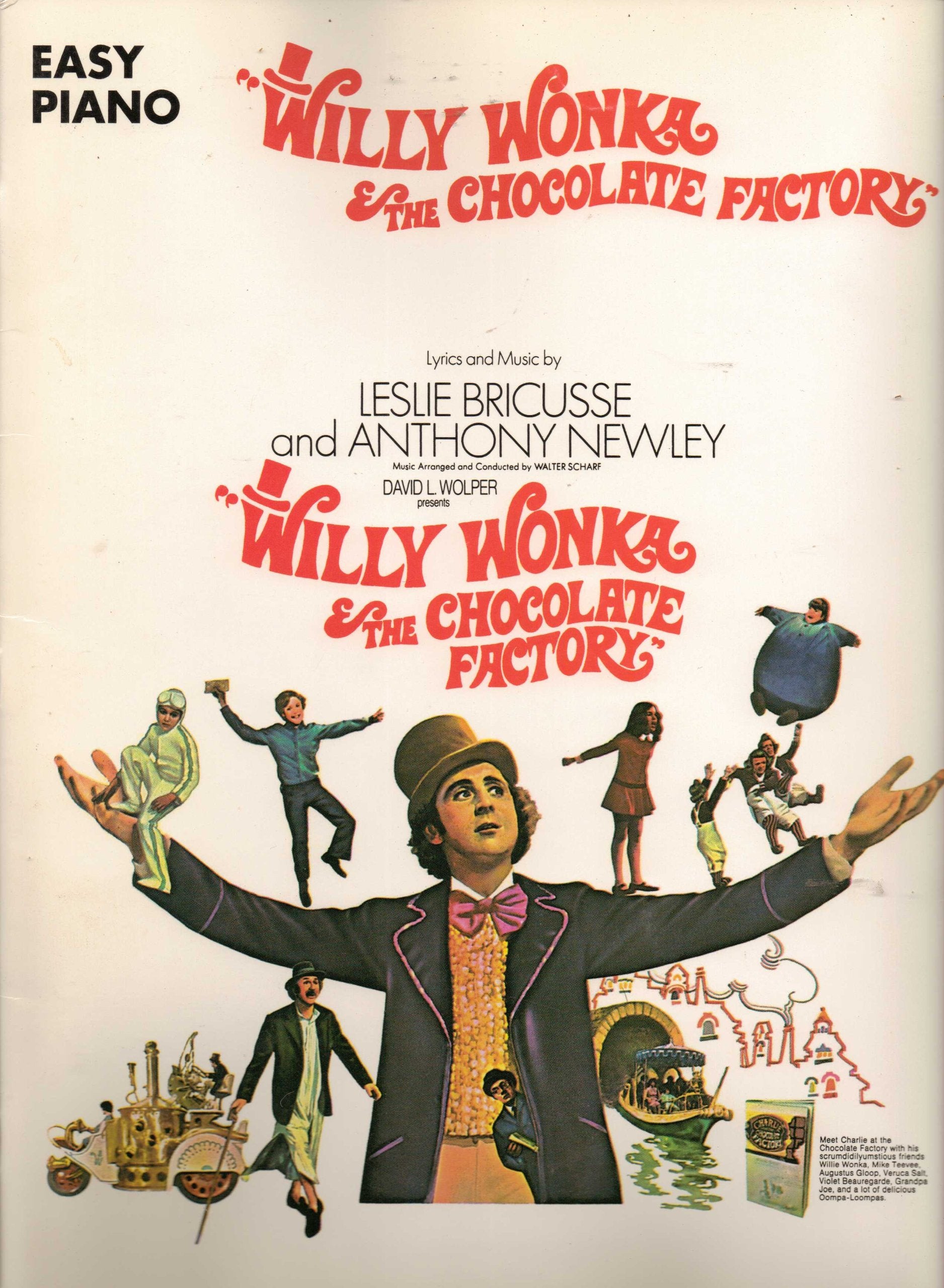 Willy Wonka & the Chocolate Factory: Easy Piano,Used