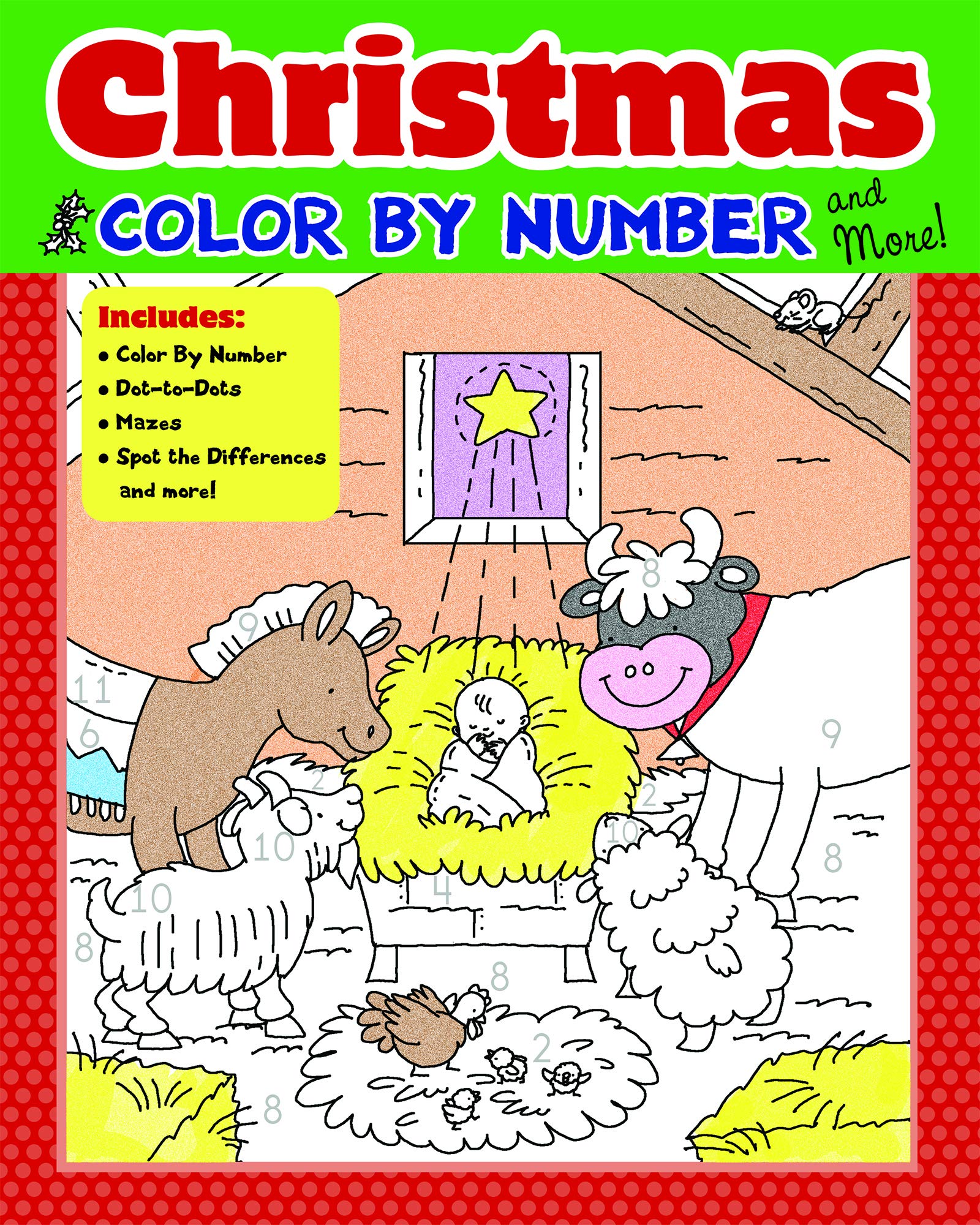 Christmas Color by Number and More!,Used