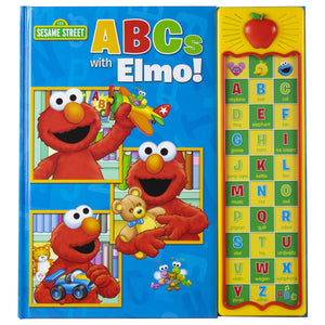 Sesame Street  Abcs With Elmo! 30 Button Sound Book  Great For Learning First Words And The Alphabet  Pi Kids