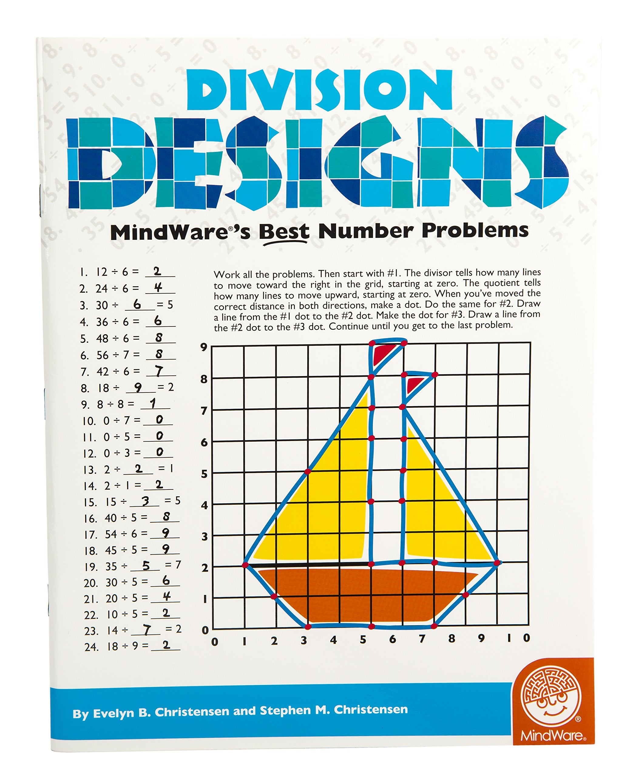 Mindware Math Mosaics: Division Designs,Used