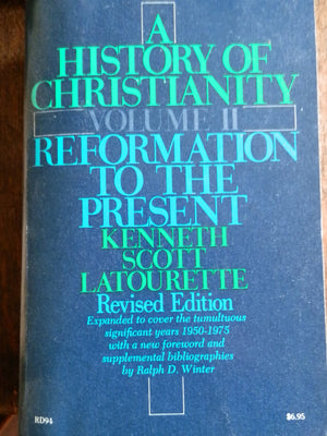 A History Of Christianity, Volume Ii: Reformation To The Present,New