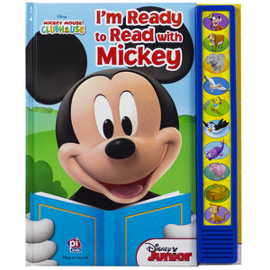 PI Kids Mickey Mouse Clubhouse Sound Book - I'm Ready to Read with Mickey - Play-a-Sound Edition