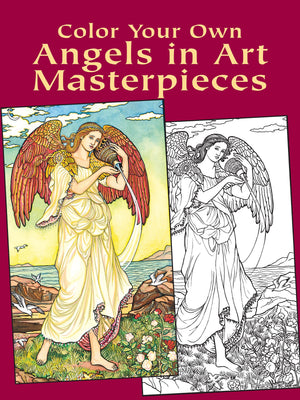 Color Your Own Angels in Art Masterpieces (Dover Art Masterpieces To Color)