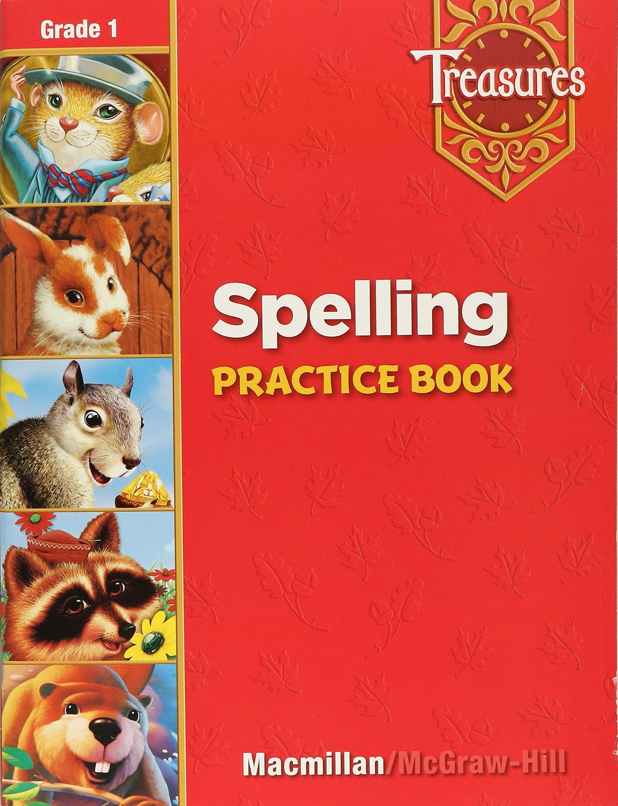 Treasures: Spelling Practice Book, Grade 1,Used