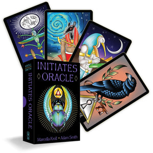 Initiates Oracle: Occult Hermetic And EgyptianInspired Rituals For Profound Transformation (40 FullColor Cards And 128Page G