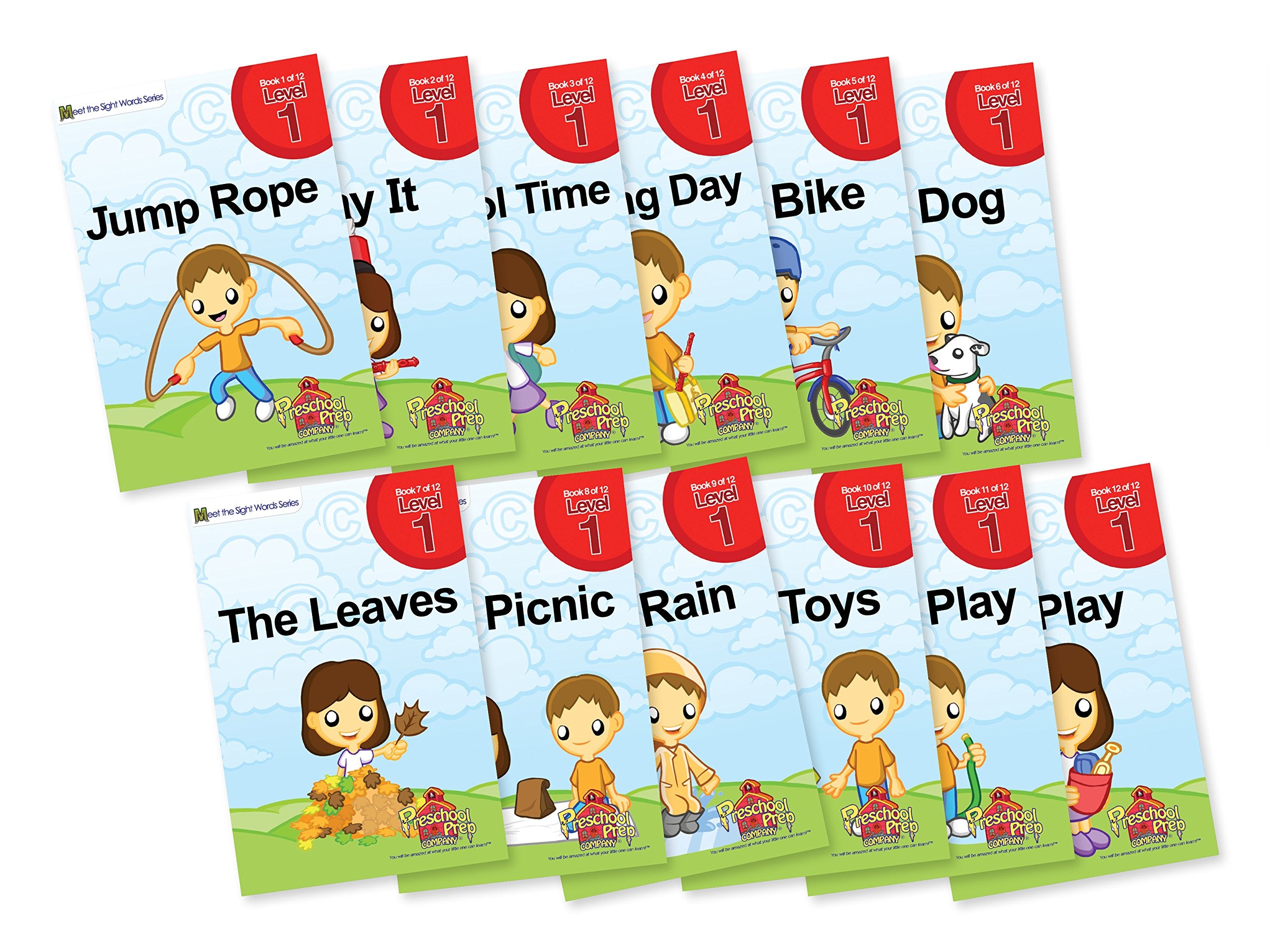 Meet The Sight Words  Level 1  Easy Reader Books (Boxed Set Of 12 Books)