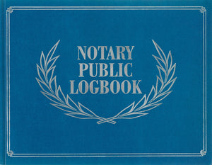 Notary Public Logbook,Used