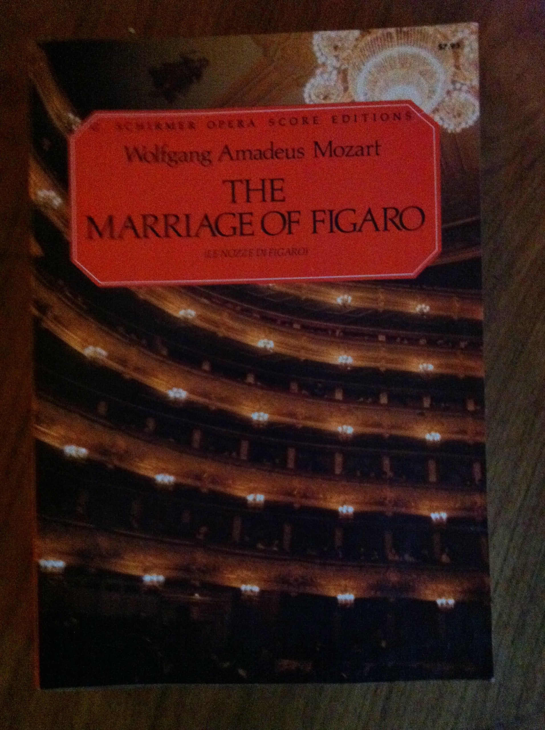 The Marriage of Figaro (Le Nozze di Figaro): Vocal Score,New