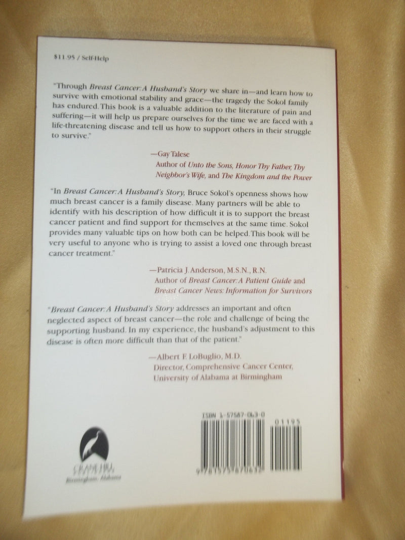 Breast Cancer: A Husband's Story,Used