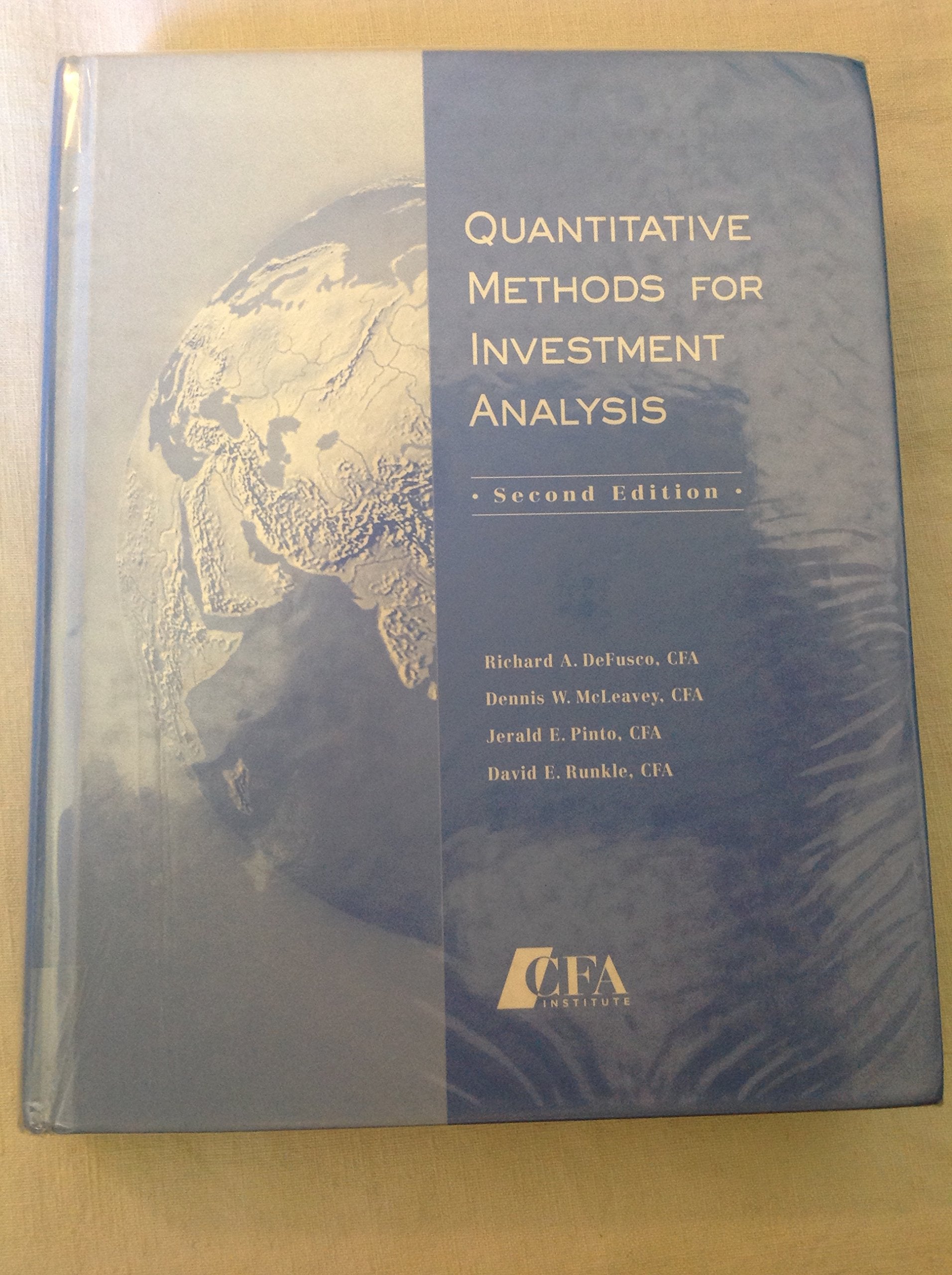 Quantitative Methods For Investment Analysis,Used