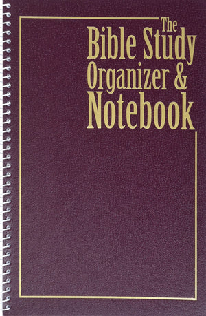 Bible Study Organizer & Notebook,Used