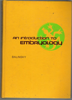 An Introduction To Embryology-used