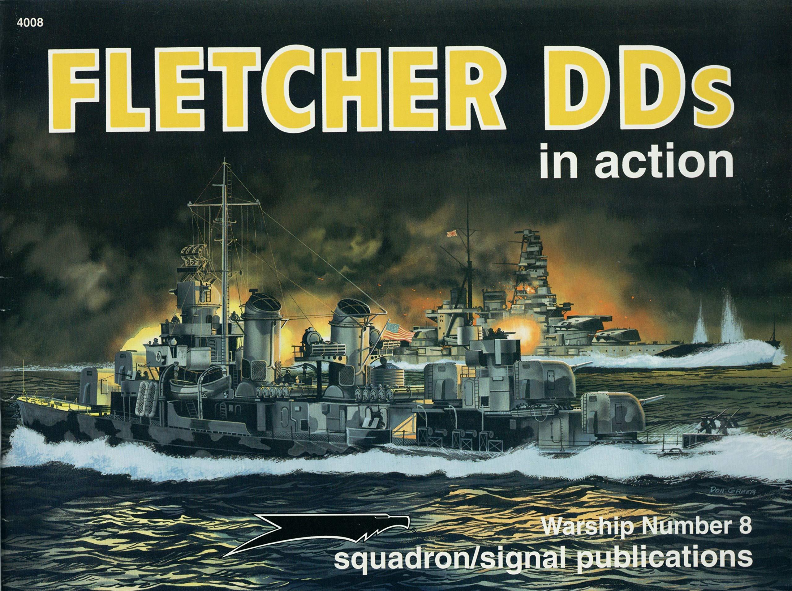 Fletcher DDs (US Destroyers) in action  Warships No. 8,Used