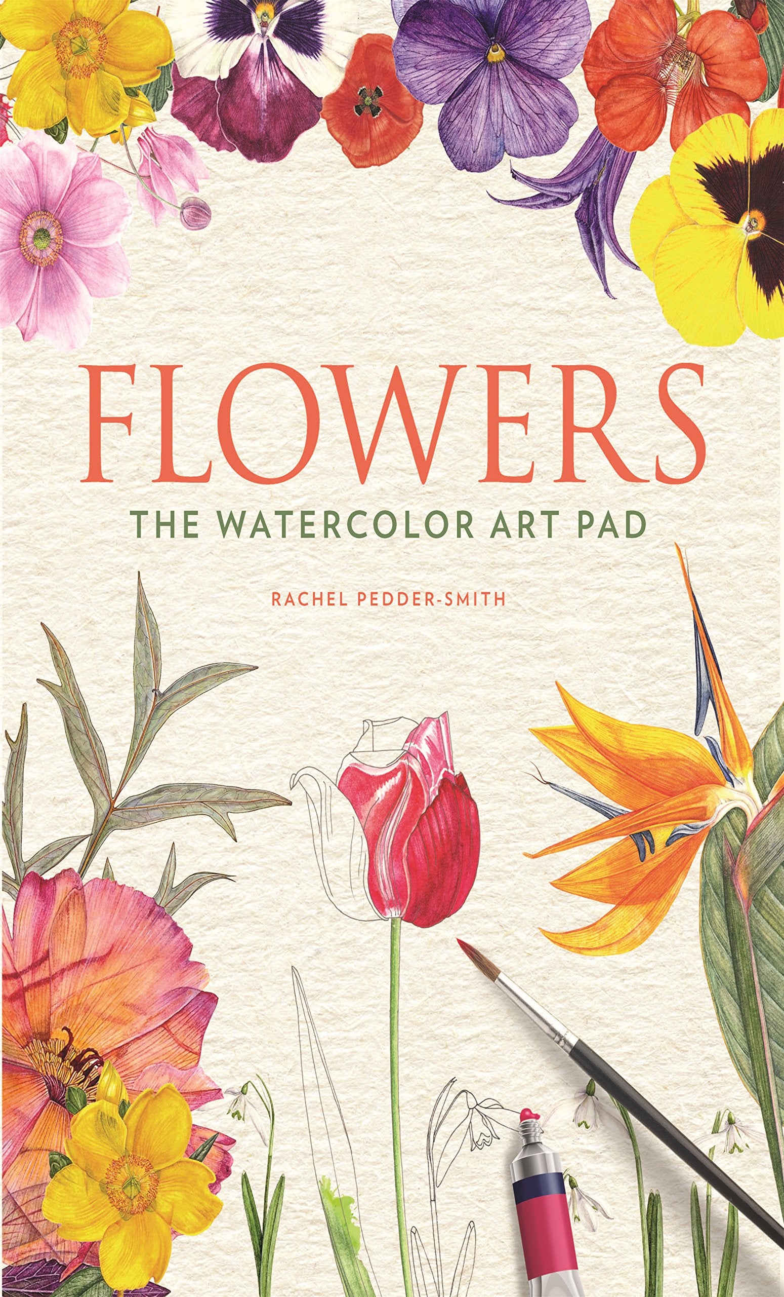 Flowers: The Watercolor Art Pad,Used