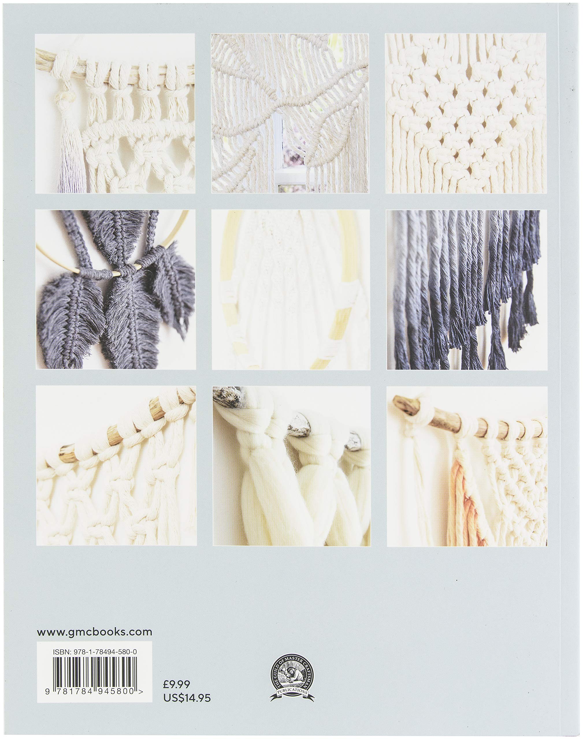 Macrame: 11 projects to make including dreamcatchers, wall hangings, plant holders and clutch bag,Used