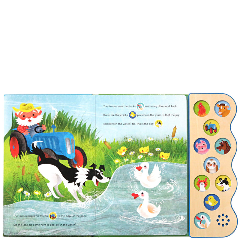 Busy Noisy Farm: Interactive Children'S Sound Book With 10 Farmyard Noises To Enhance The Story (Interactive Early Bird Children