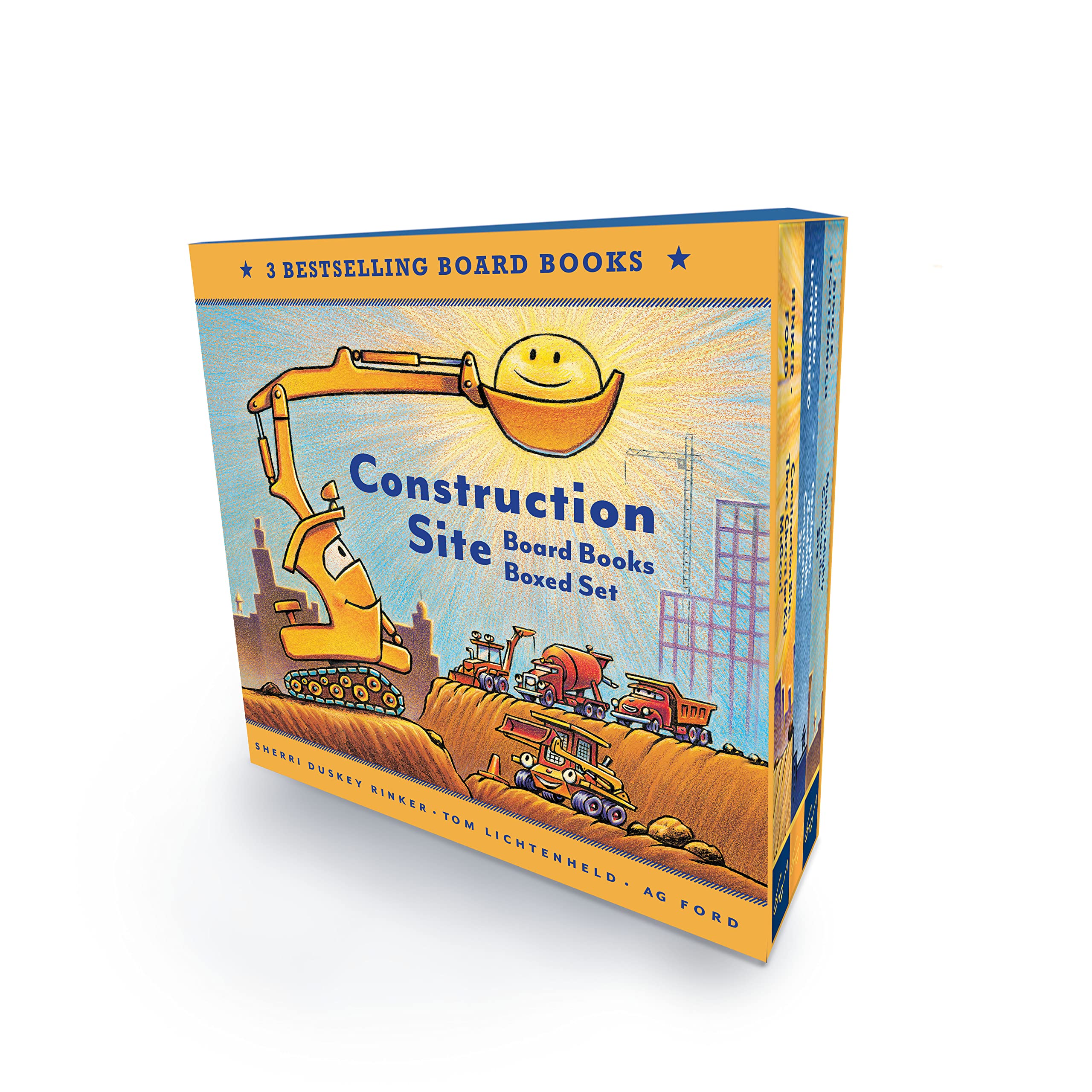 Construction Site Board Books Boxed Set (Goodnight, Goodnight, Construc),New