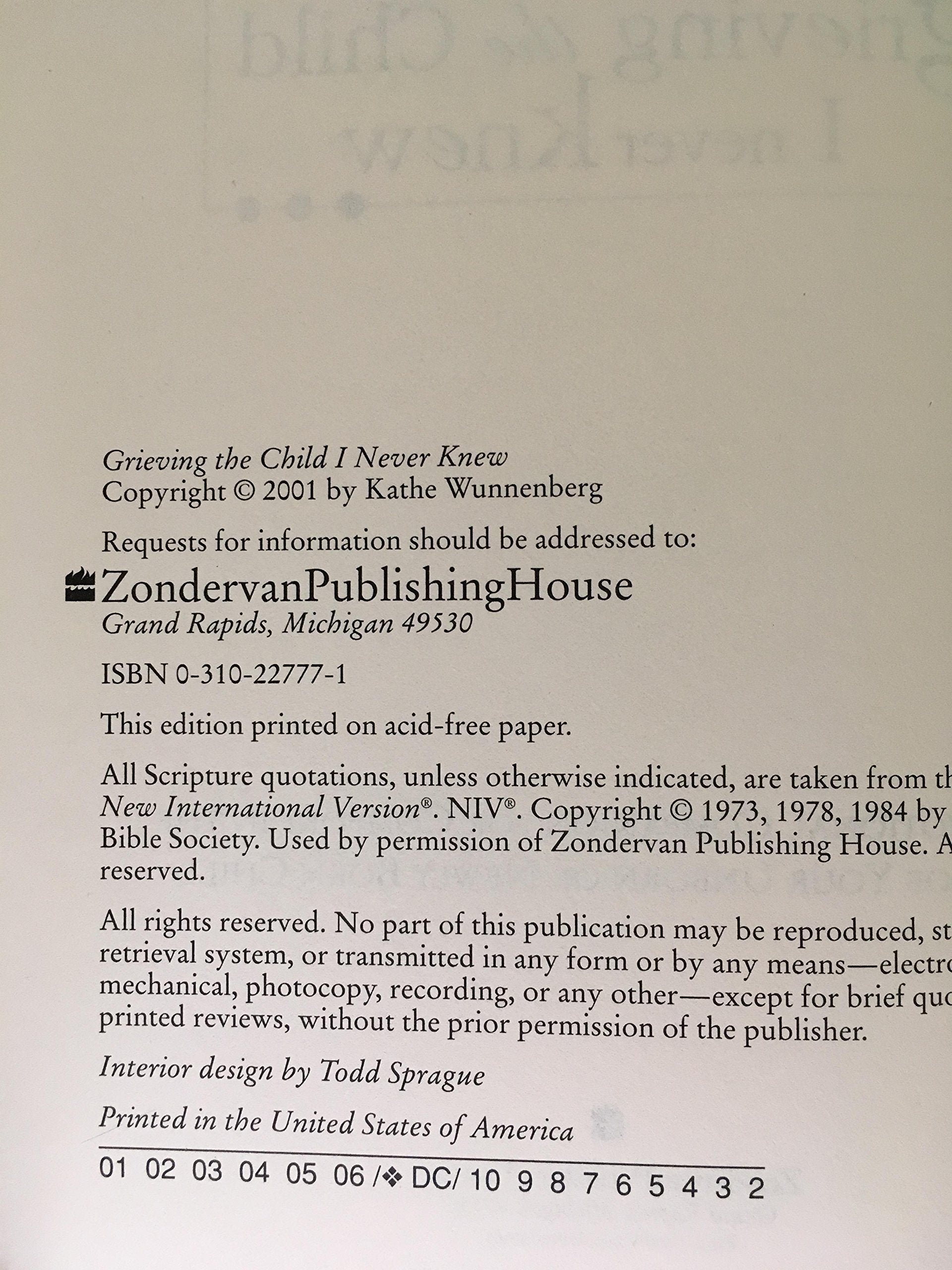 Grieving the Child I Never Knew,New