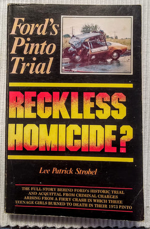 Reckless Homicide? Ford's Pinto Trial,Used
