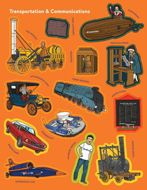 The Science Timeline Stickerbook: The story of science from the Stone Ages to the present day!,Used