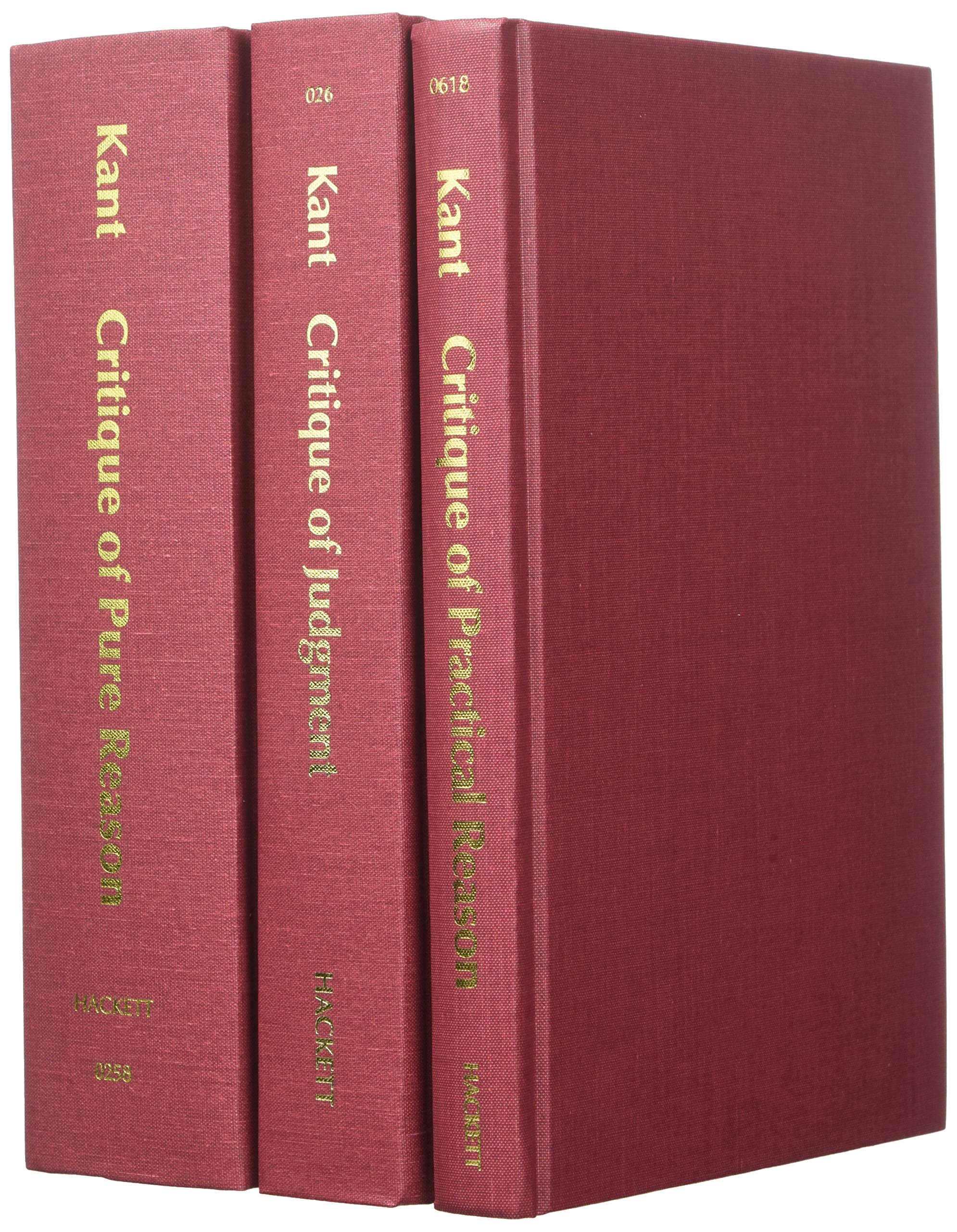 Three Critiques, 3Volume Set: Vol. 1: Critique Of Pure Reason; Vol. 2: Critique Of Practical Reason; Vol. 3: Critique Of Judgme