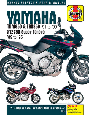 Yamaha TDM850, TRX850 & XTZ750 (89  99) Haynes Repair Manual (Paperback),Used