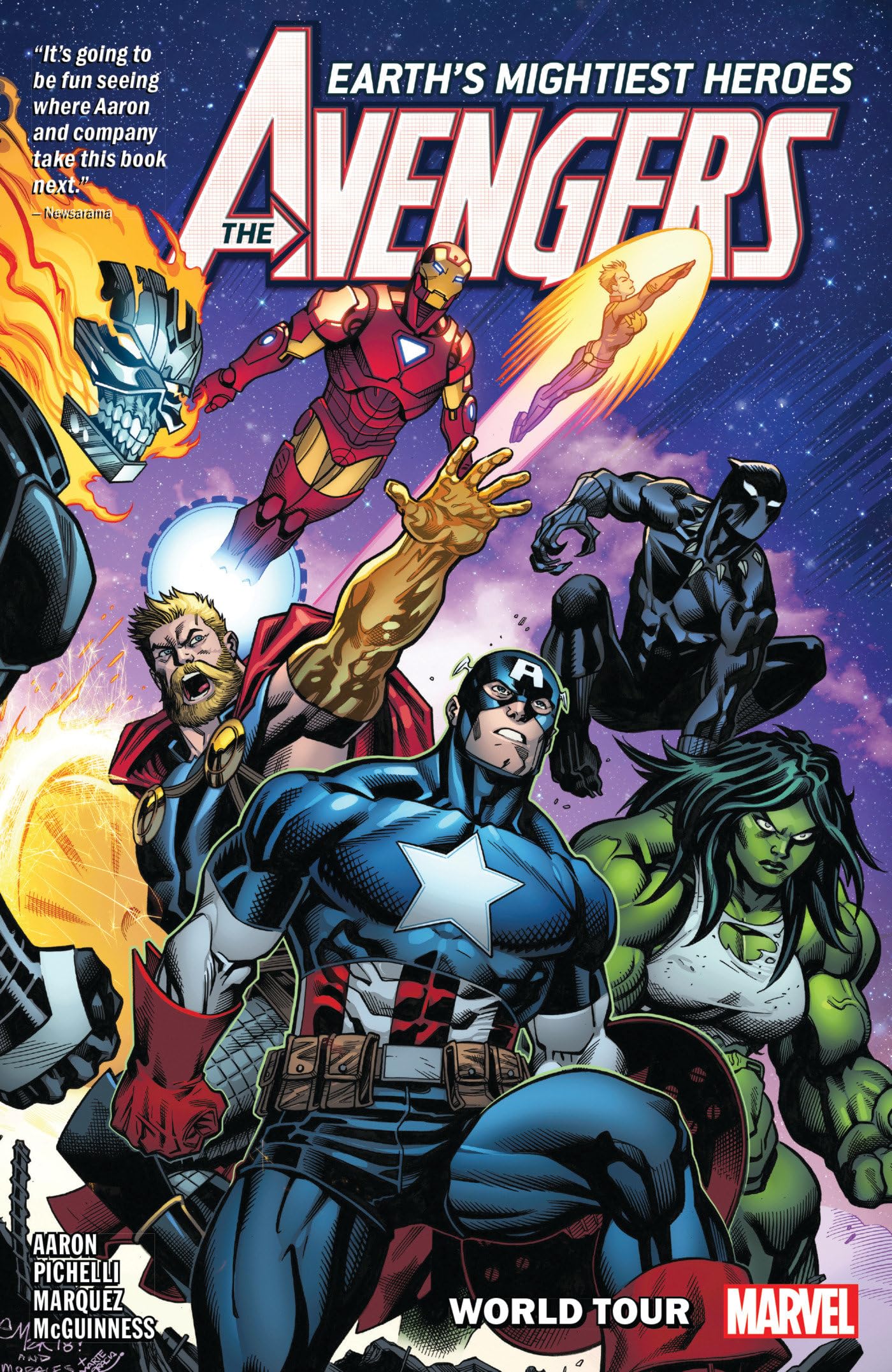 AVENGERS BY JASON AARON VOL. 2: WORLD TOUR,Used