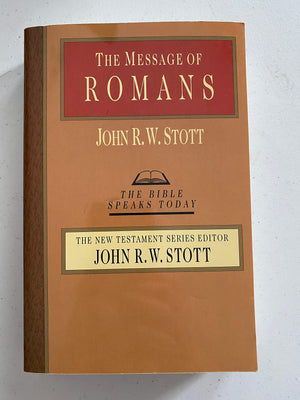 The Message of Romans: God's Good News for the World (The Bible Speaks Today Series),New
