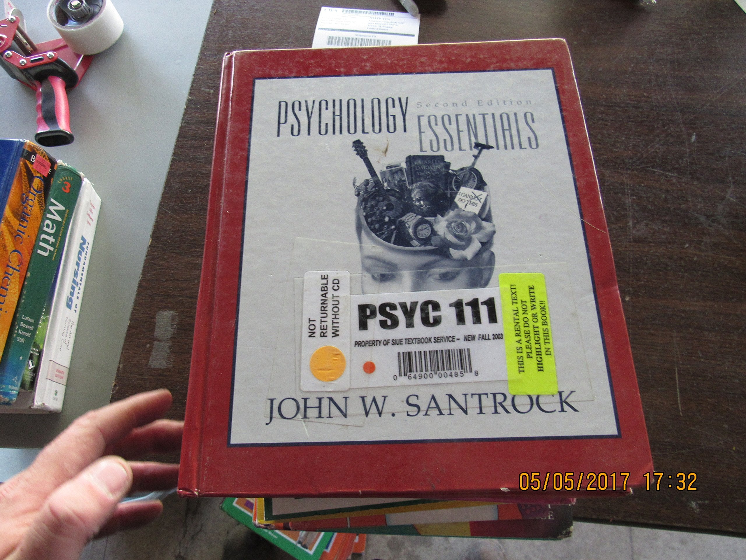 Psychology: Essentials with InPsych Plus CDROM and PowerWeb, Updated 2e,Used