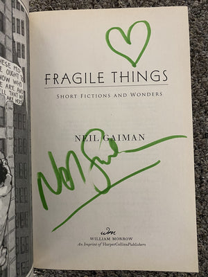Fragile Things: Short Fictions And Wonders-used