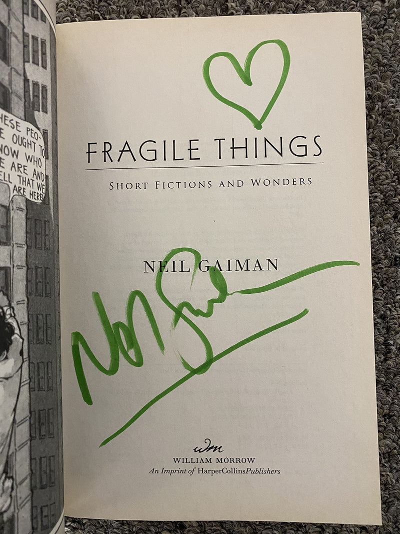 Fragile Things: Short Fictions And Wonders-used