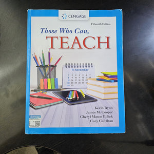 Those Who Can, Teach (MindTap Course List),Used