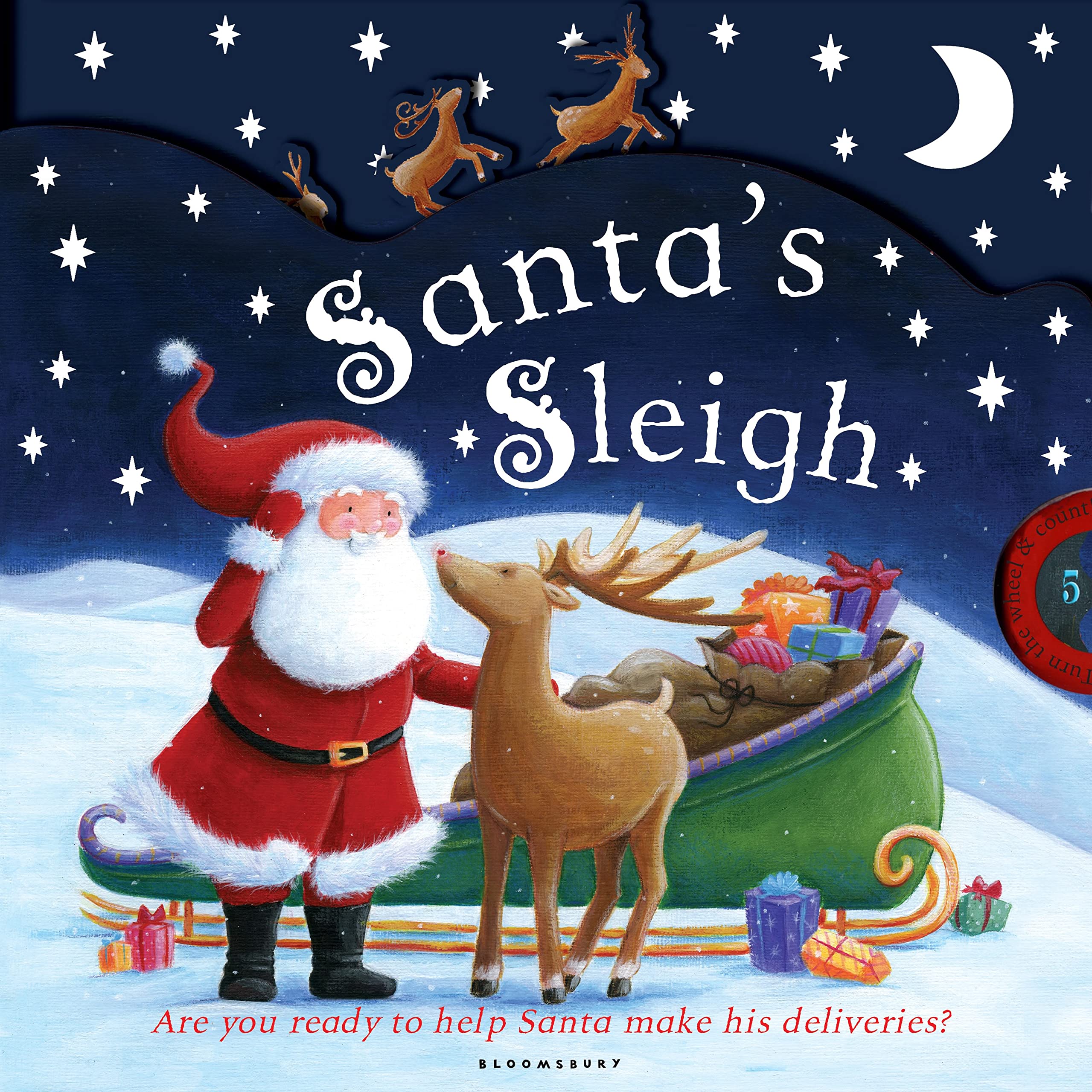Santa's Sleigh: A Fun Christmas Counting Book,Used