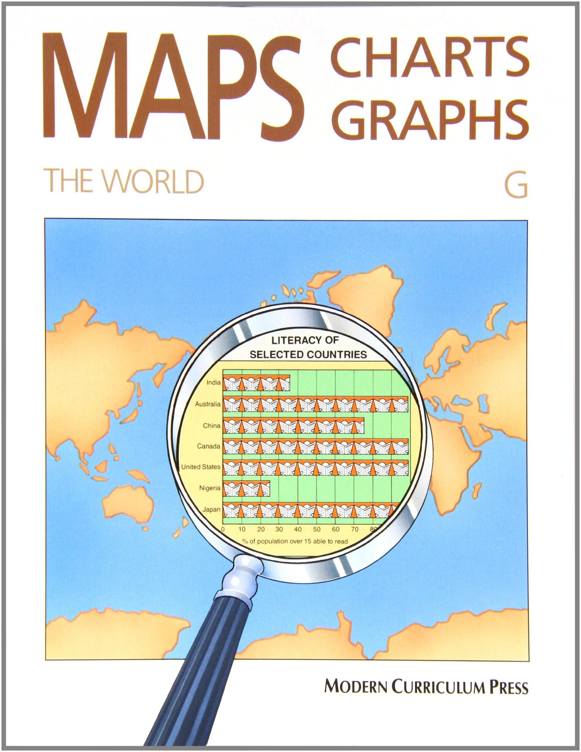 Maps, Charts, and Graphs the World Level G,Used