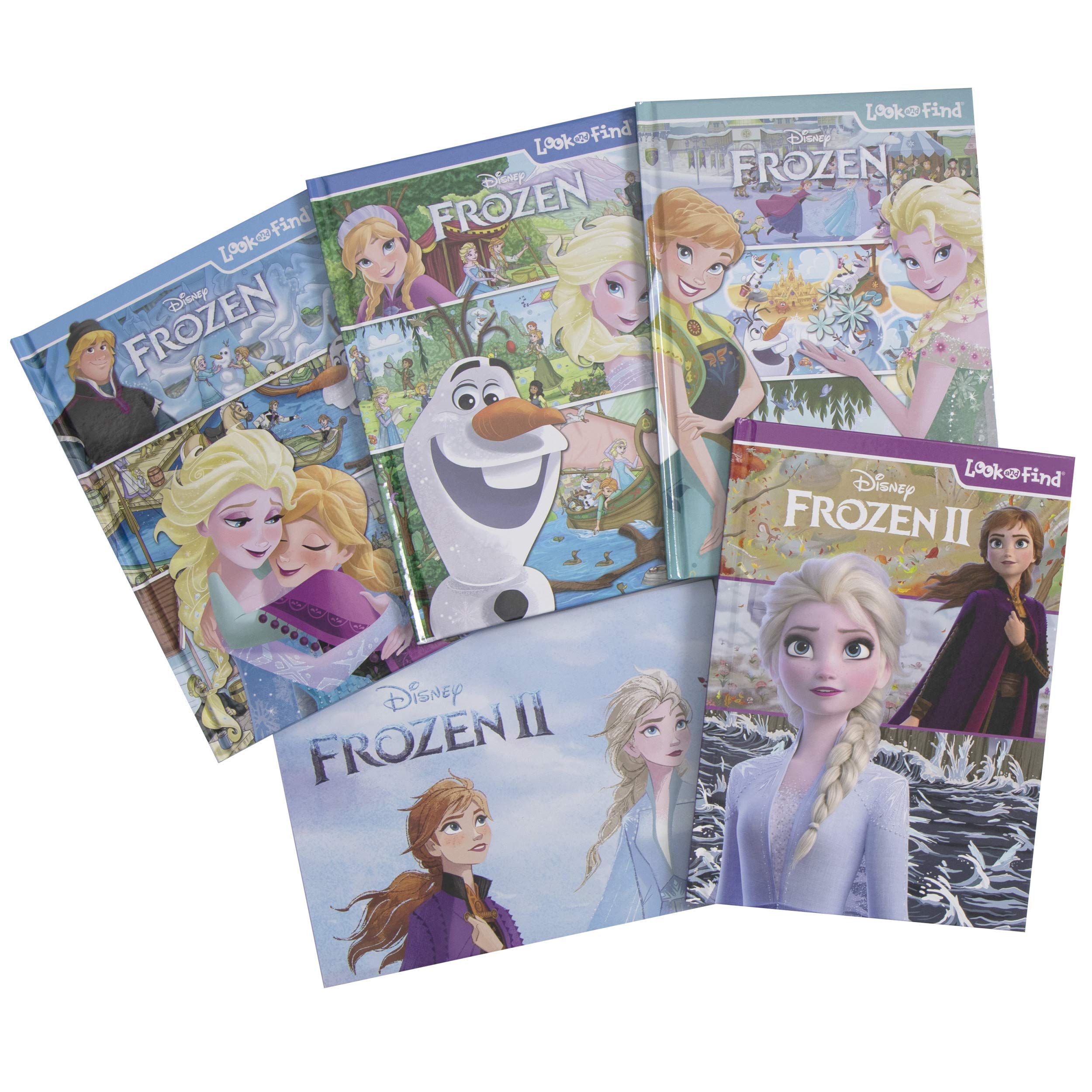 Disney Frozen And Frozen 2 Look And Find Activity Book Collection  Includes Poster  Pi Kids