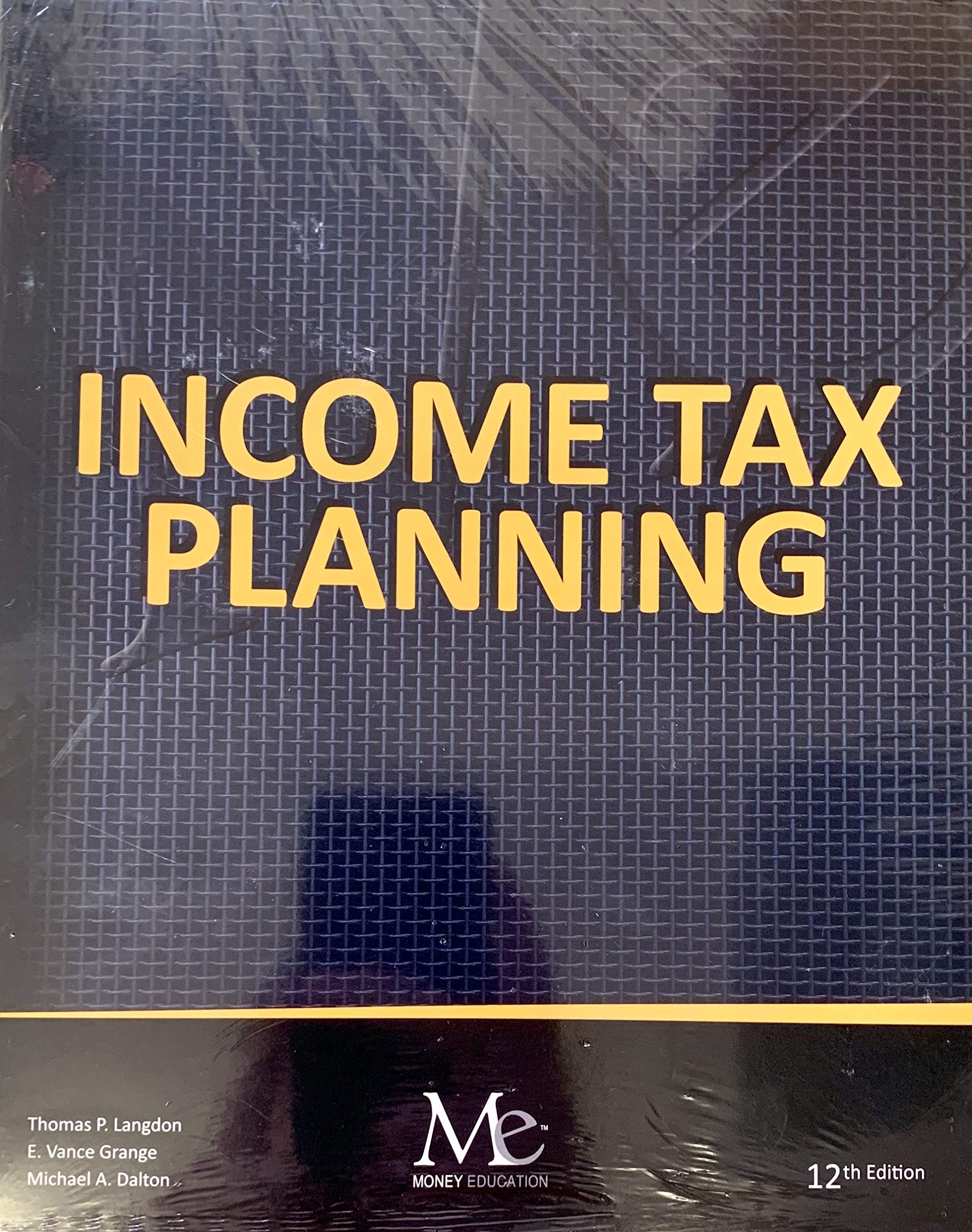 Income Tax Planning,Used
