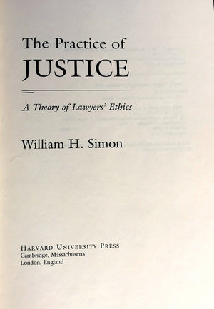 The Practice of Justice,Used