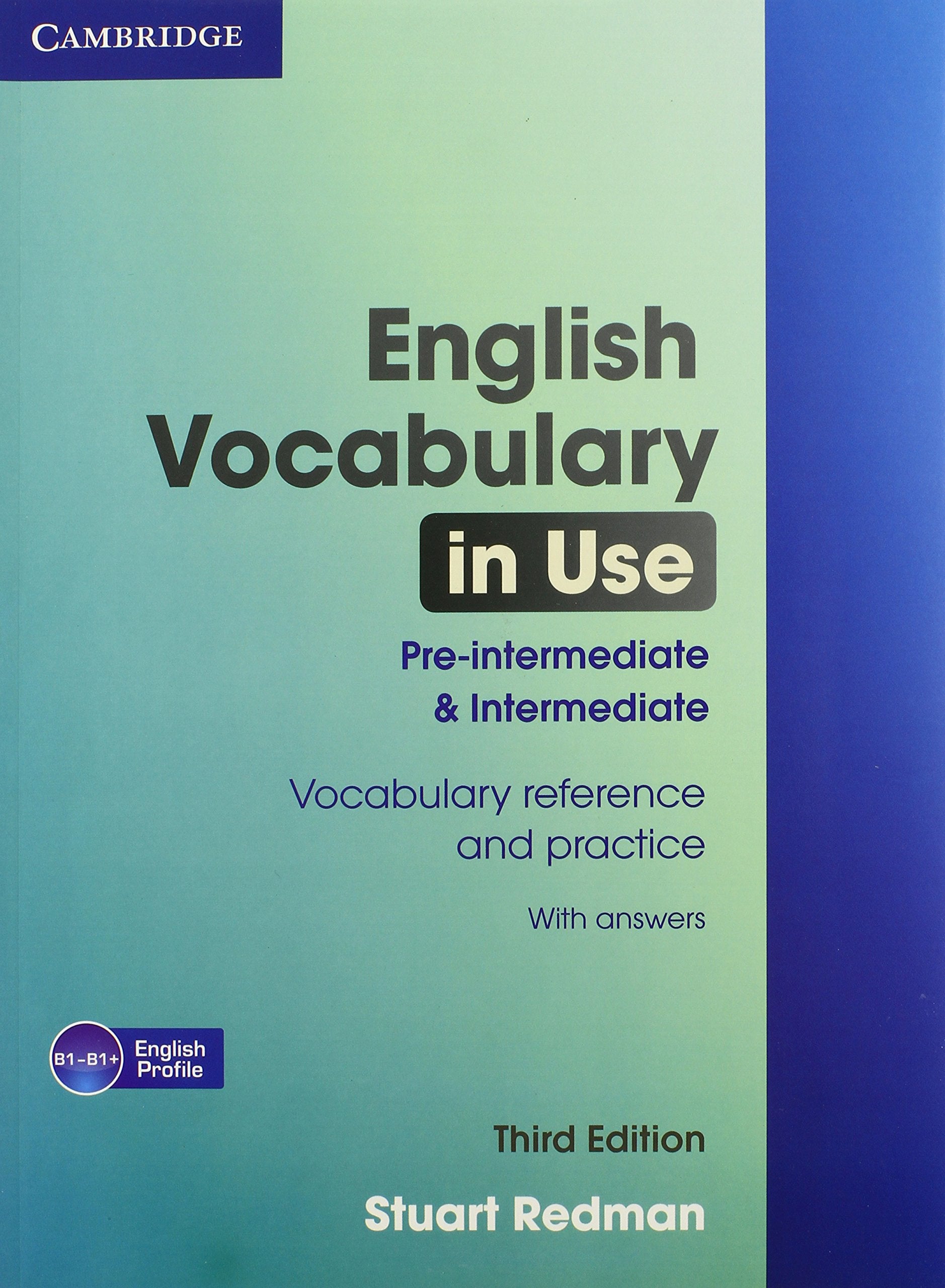 English Vocabulary in Use Preintermediate and Intermediate with Answers,Used