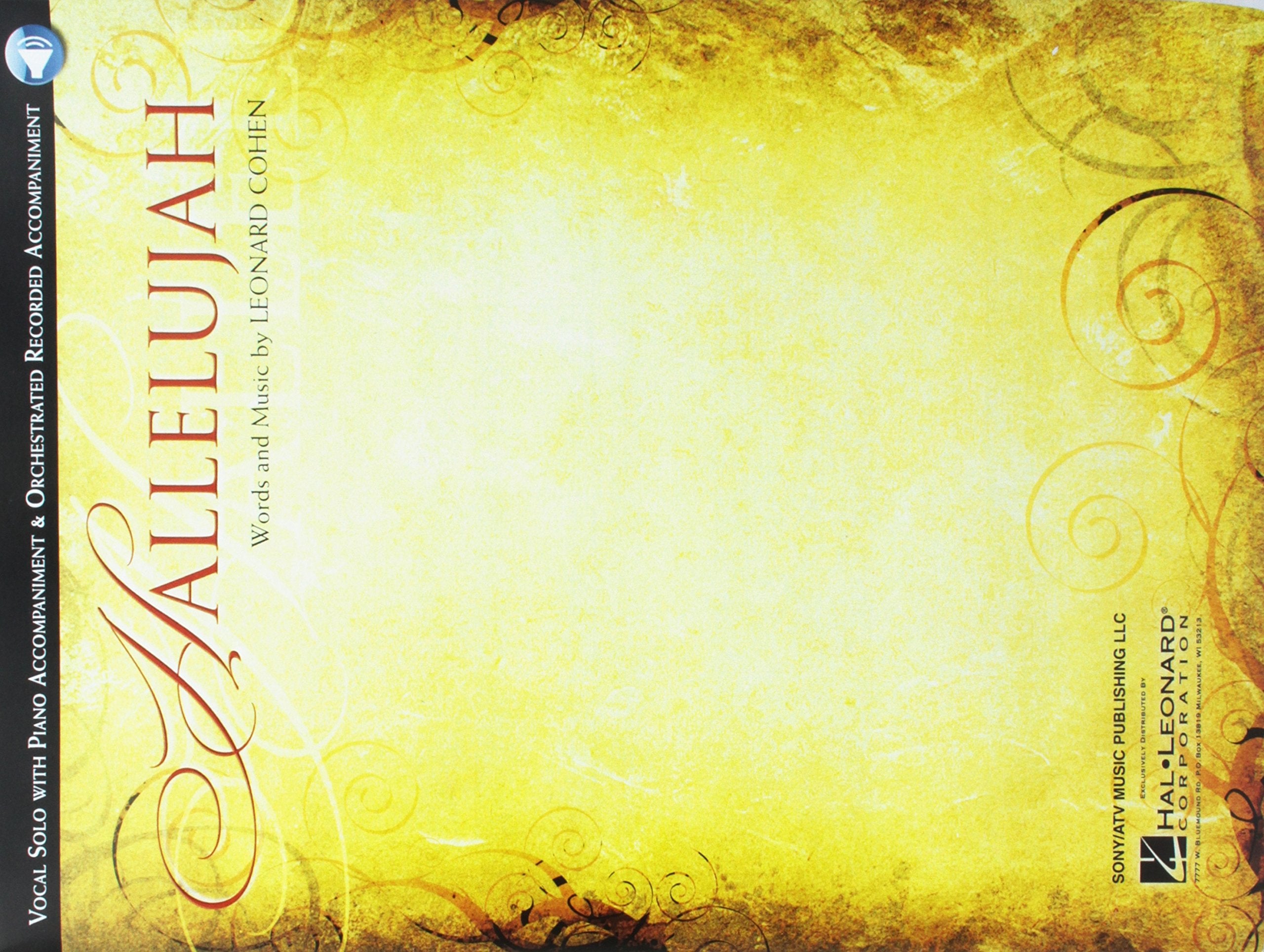 Hallelujah: Vocal Solo with Online Audio,Used