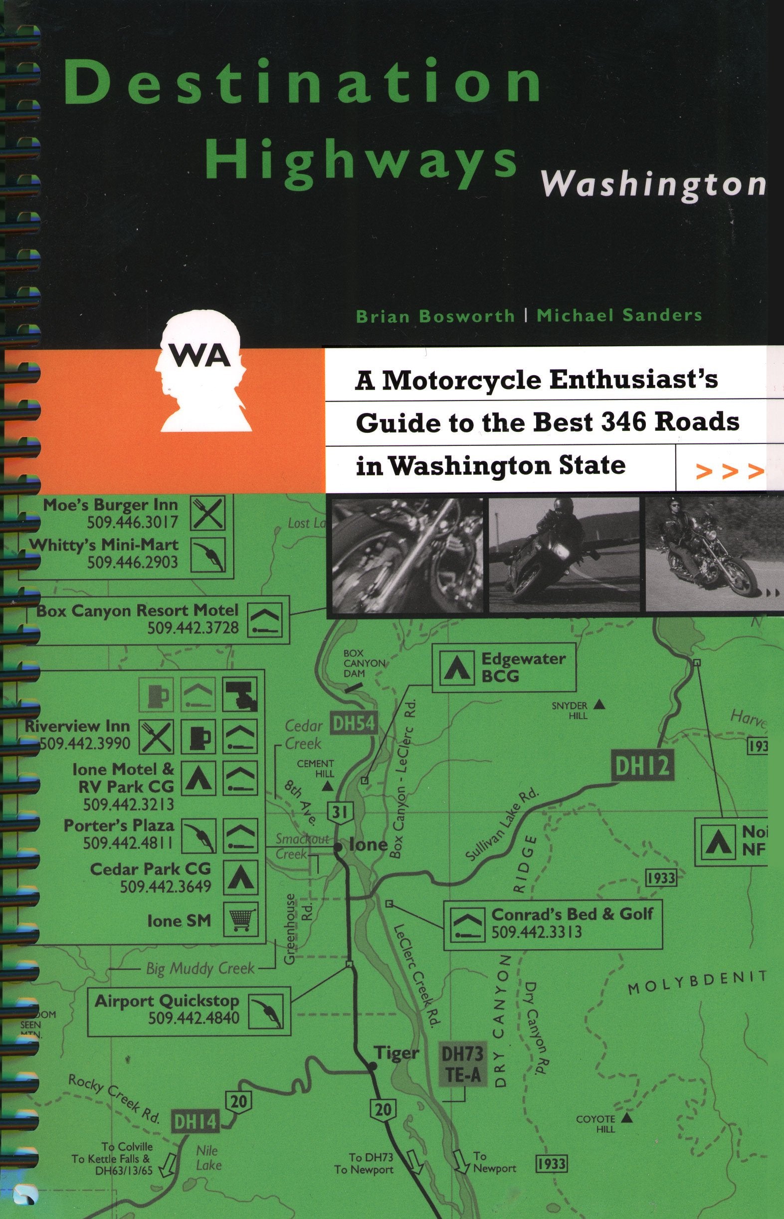 Destination Highways Washington : A Motorcycle Enthusiast'S Guide To The Best 346 Roads In Washington State,New