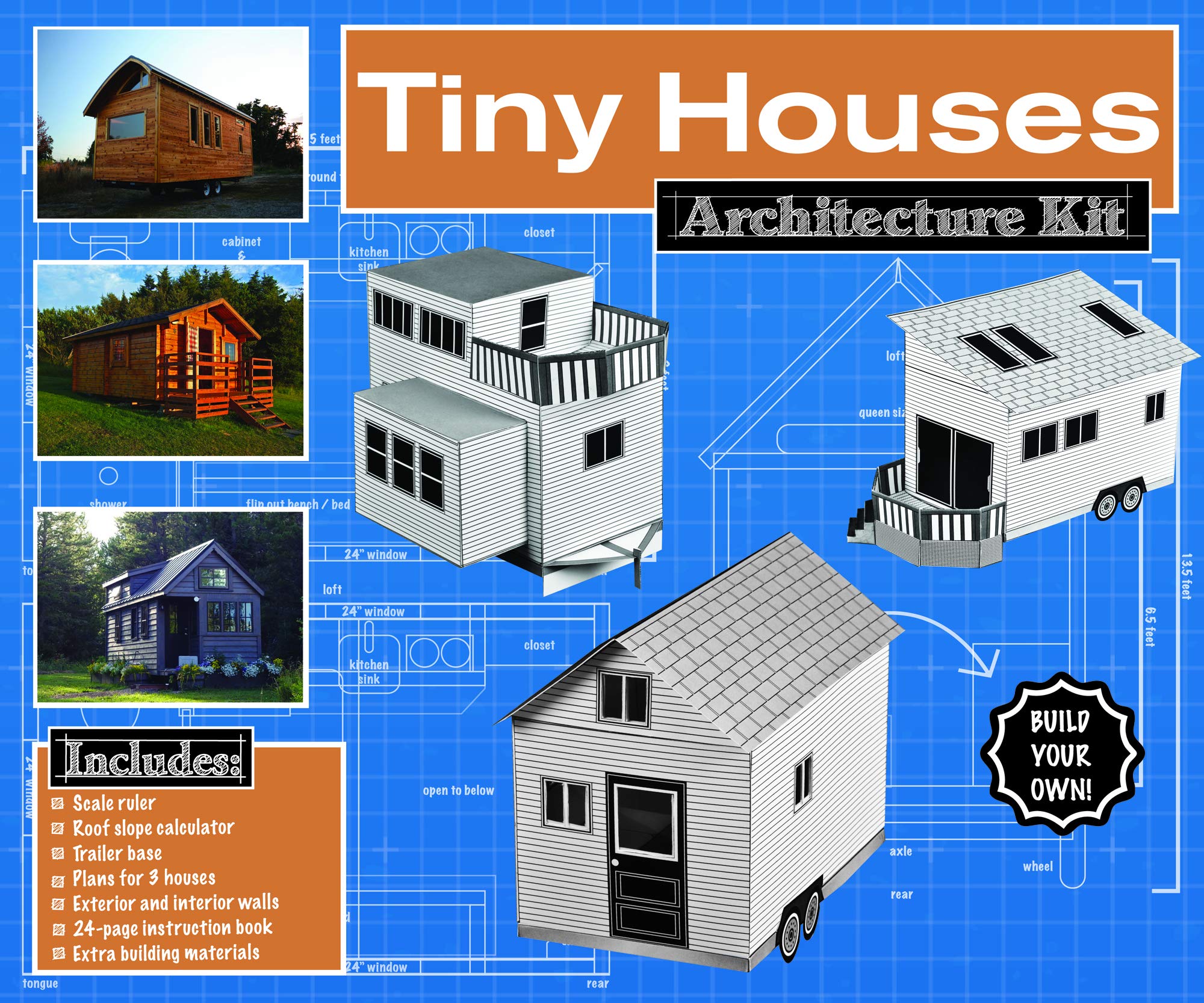Tiny Houses Architecture Kit,Used