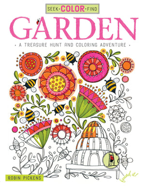 Seek, Color, Find Garden: A Treasure Hunt and Coloring Adventure (Design Originals),Used
