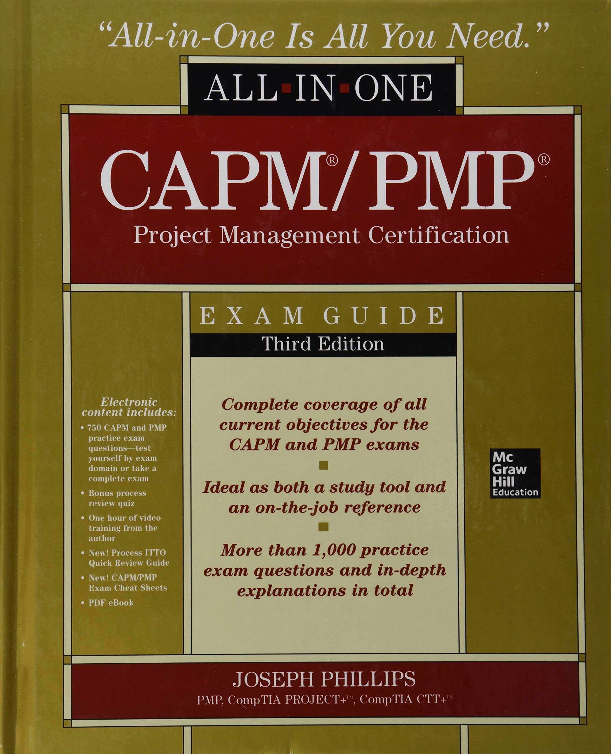 CAPM/PMP Project Management Certification AllinOne Exam Guide,Used