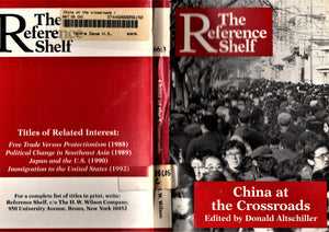 China at the Crossroads (Reference Shelf, Vol 66, No 3),Used