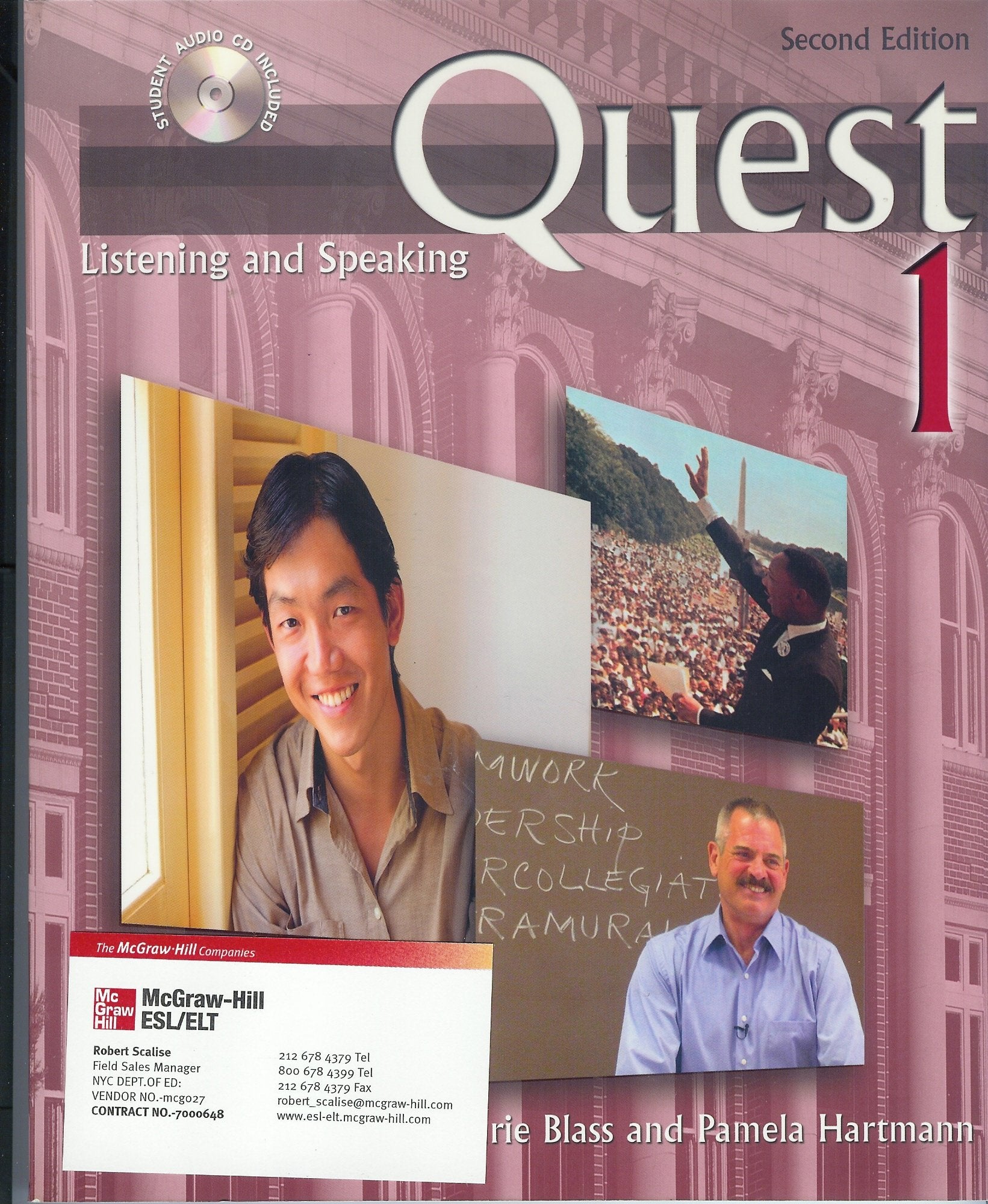 Quest 1 Listening and Speaking Student Book with Audio Highlights, 2nd edition,Used