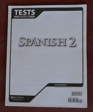 Spanish 2 Tests 2nd Edition,Used
