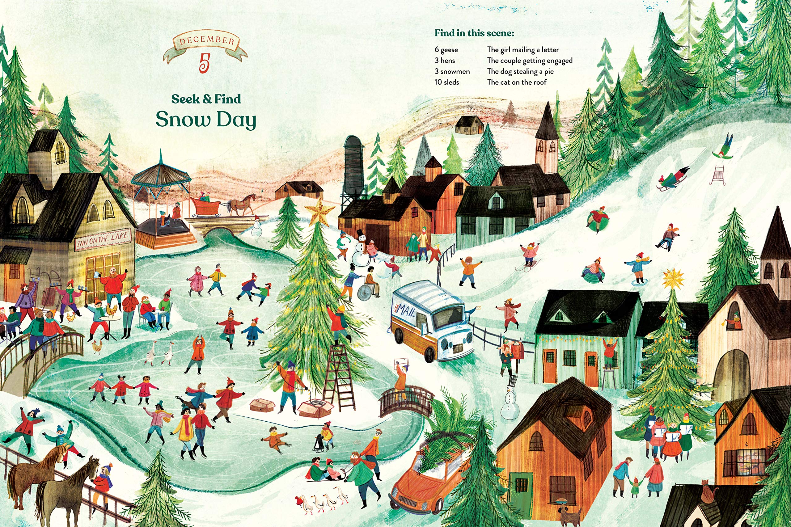 Christmas Is Coming! An Advent Book: Lift the flaps for crafts, games, recipes, stories, and more!,Used